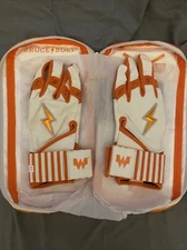 Bruce Bolt Whataburger Limited Edition Long Cuff YOUTH XL Batting Gloves