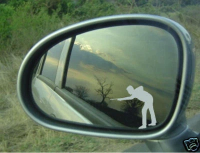 MYSHOPX BILLIARD Spiegel Aufkleber Glasgravur Folie 4 STÜCK