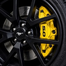 5.0 Mustang Gt Brake Caliper Decals 4pc Set Black Front Rear Vinyl Stickers 5.0 Mustang Gt Brake Caliper Decals 4pc Set Black Front Rear Vinyl Stickers
