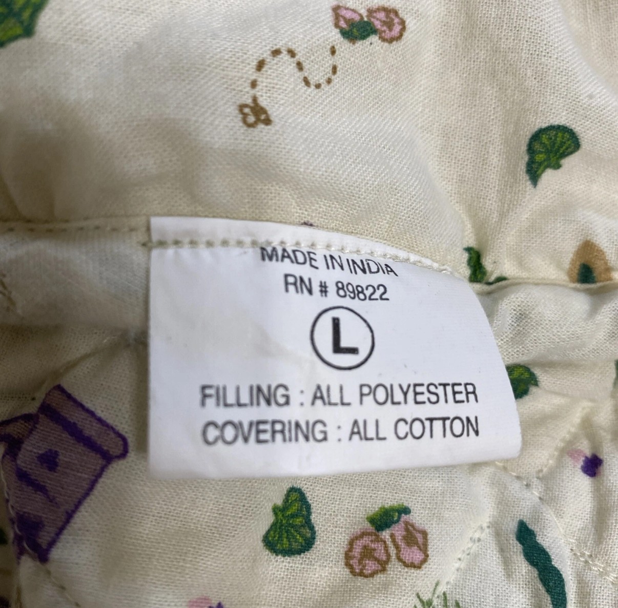 Patch Magic Quilted Patchwork Gardening Theme Jac… - image 11