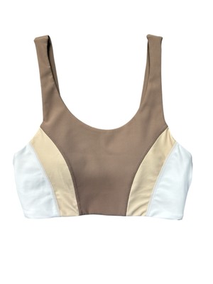 Wilo Active Color Block Ribbed Sports Bra