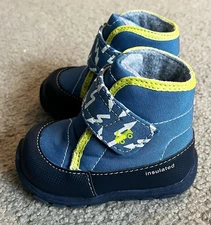 See Kai Run Blake toddler boys insulated snow boots sz 5