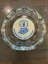Vtg Ashtray Durlacher Hof DH Bier Mannheim Brauerei Pils Glass Souvenir Germany