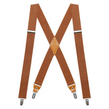 Suspenders for Mtuxedo En Mens Suspenders X-Back 1.4"Adjustable Elastic Suspende