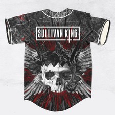  Custom Name Sullivan King Thrones rave Baseball Jersey for EDM Festivals Gift