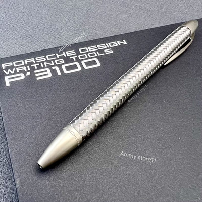 Rare Porsche Design Tec Flex P3100 Braided Weave Ballpoint Pen Collectors Gift