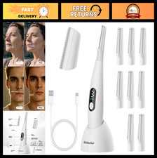 Women's Sonic Dermaplane Razor - Facial Exfoliation, Peach Fuzz Removal, 3 Speed
