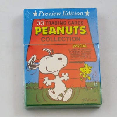 1990 TUFF STUFF PEANUTS BOXED 33 CARD SET FACTORY SEALED BOX--CASE FRESH.