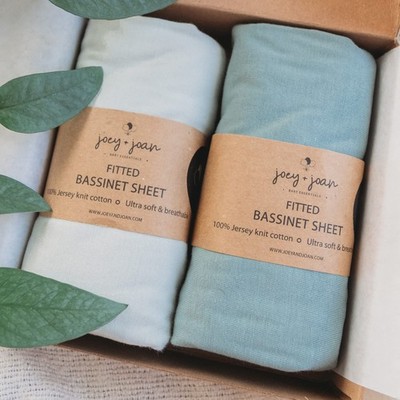 Bassinet Fitted Sheets for Nestig Mini Crib, Graco Travel Lite Crib & Bassine...