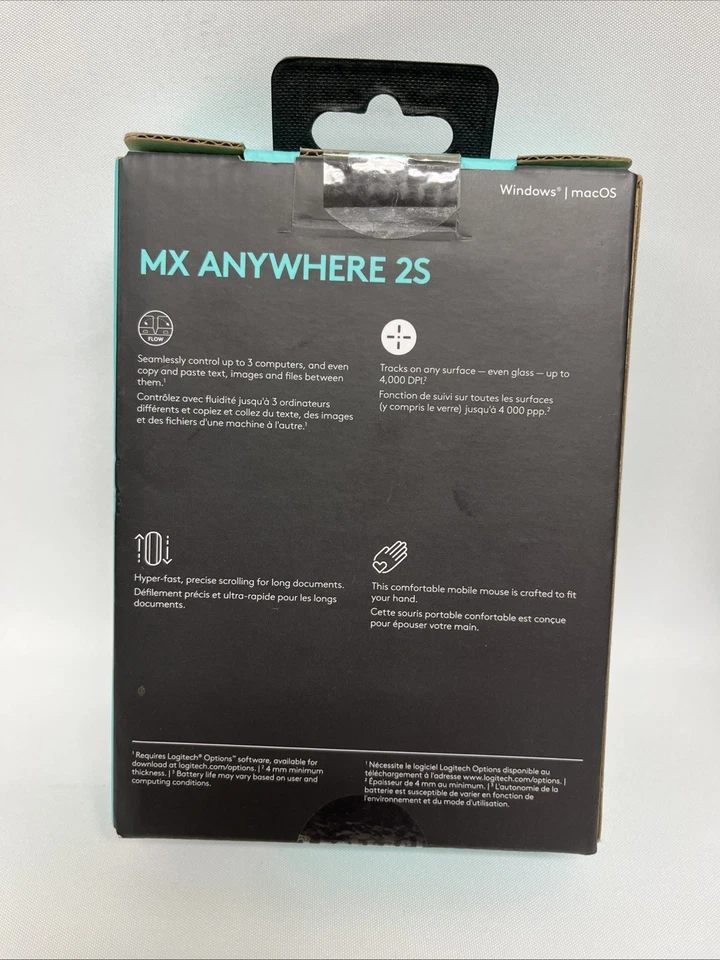 New Logitech MX Anywhere 2S Bluetooth Edition Wireless Mouse - Image 2 of 2