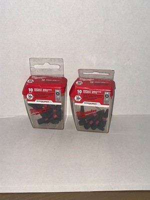 Milwaukee Shockwave Impact Driver #2 Square Recess Insert Bit 10 Pack 48-32-5008
