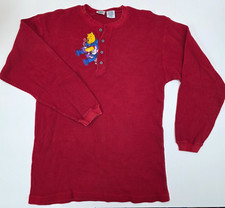 Disney Winnie the Pooh Embroidered Quilted Shirt - Large