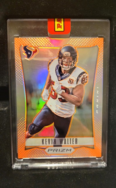 Panini 2012 Prizm Kevin Walter #78 Houston Texans 1/1 Pylon Parallel Card RARE