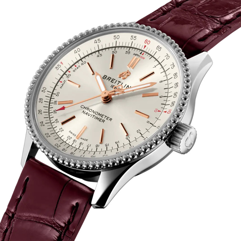 Breitling Navitimer Automatic Leather Strap Women… - image 3
