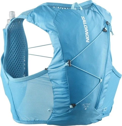 Salomon Active Skin 4 Unisex Running Hydration Vest Blue New & OVP