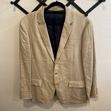 J.Crew Linen Ludlow Blazer Tan Size 40R Men s New With Defects IRISH LINEN