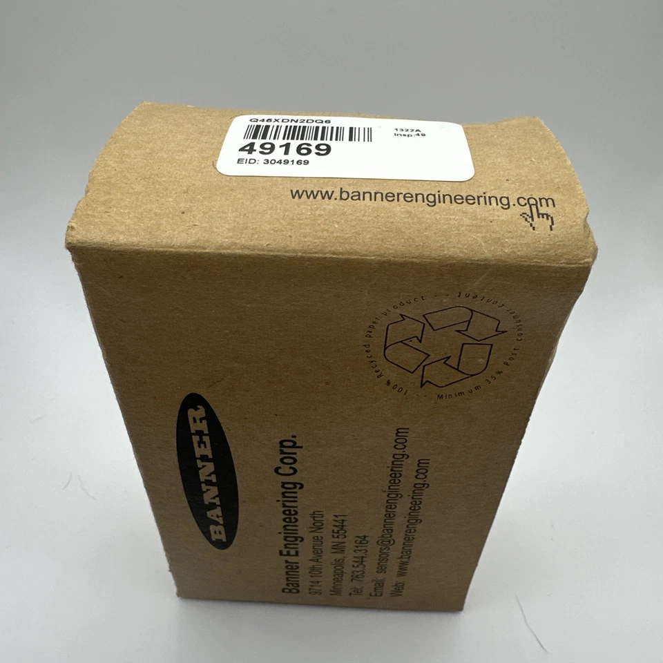 Banner Engineering Q45XDN2DQ6 Q45 Series Rugged Rectangle Sensor Part 49169 - Image 3 of 4