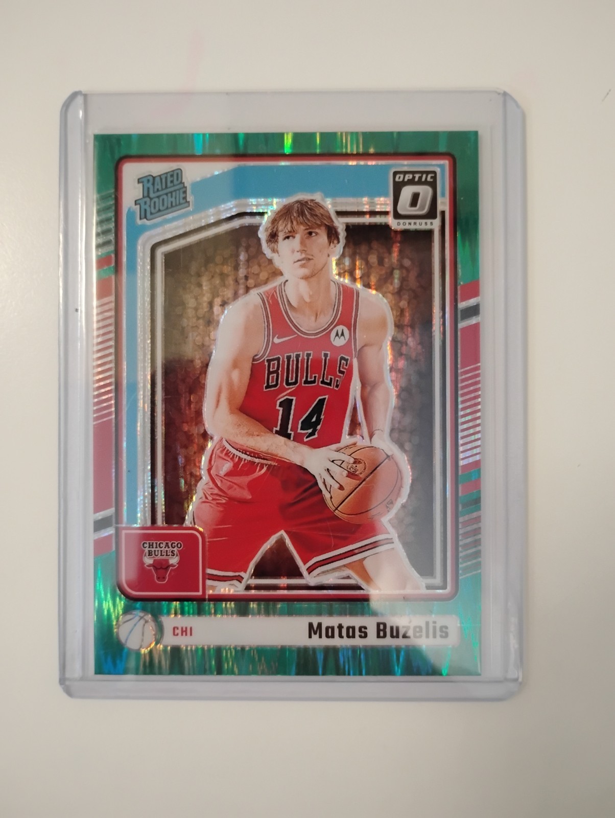 2024-25 Panini Donruss Optic Matas Buzelis Rated Rookie Green Shock #271 /149 RC