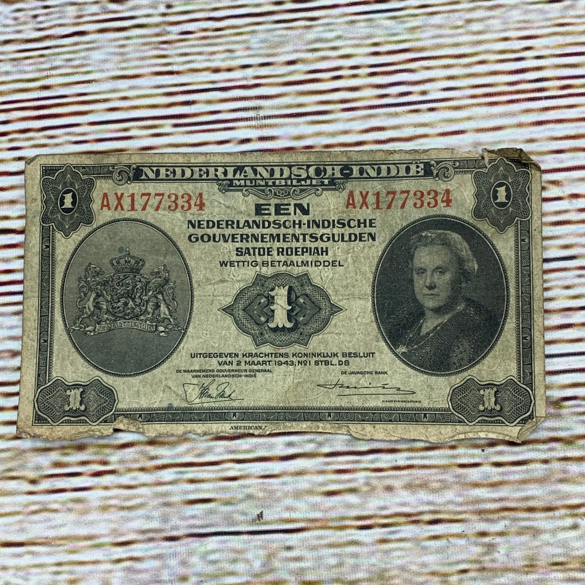 1943 年印尼纸币| eBay