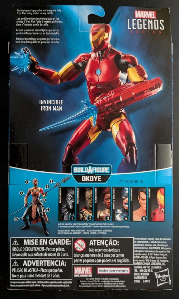 Marvel Legends BLACK PANTHER OKOYE BAF Wave Complete Set of 6 Figures NEW SEALED - Image 4 of 4