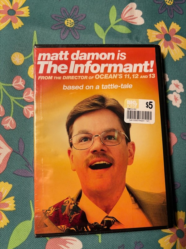 The Informant! DVD New and Sealed.