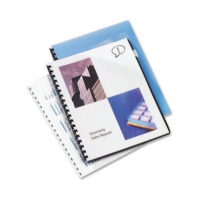 Clear View Covers 8 3 4 X 11 1 4 Pre Punched For Combbind 100 Pack Office Sup...