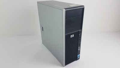 HP VS933AV Z400 ATX PC Workstation Desktop Tower Gehäuse Silber Schwarz