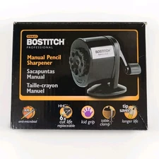 Bostitch Antimicrobial Professional Manual Pencil Sharpener