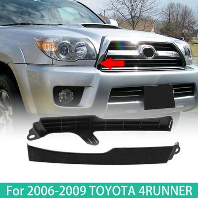 For 2006-2009 Toyota 4Runner Pair Front Bumper Grille Headlight Lamp Filler TrTv