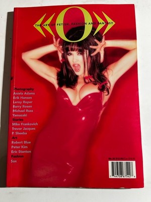 VTG O Magazine #26 Fashion Fantasy Latex Red Cover 1995 Rare Glossy