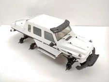 *RARE* Traxxas TRX-6 1/10 6x6 Trail Crawler Truck Mercedes-Benz White BRASS PORT