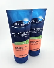 2 Pack Noxzema Ultimate Clear Daily Deep Pore Cleanser 6 oz Each – Brand New