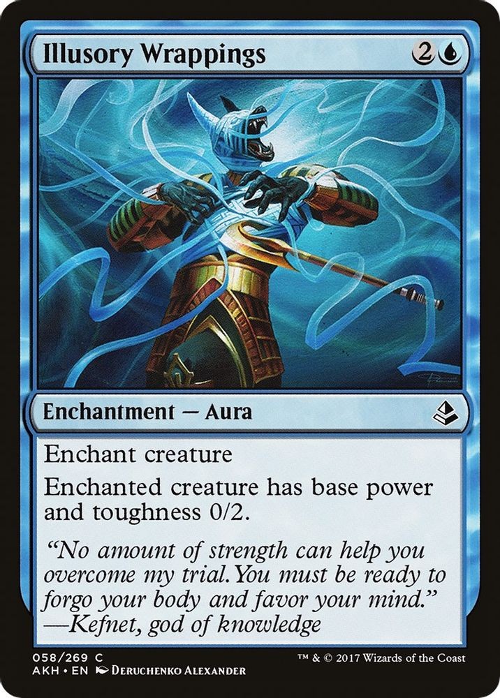 2017 Magic: The Gathering: Amonkhet - Illusory Wrappings (#58, C, Near Mint)