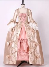 18th Century Costume Reenactment Marie Antoinette Style Pink Dress Rococo Noble