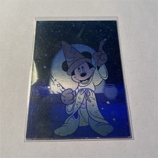 Disney Fantasia Topolino ologramma carta collezionabile non sportiva
