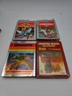 Rare Vtg Lot 4 Atari 2600 CIB Games Dragonfire Jungle Hunt Joust & Haunted House