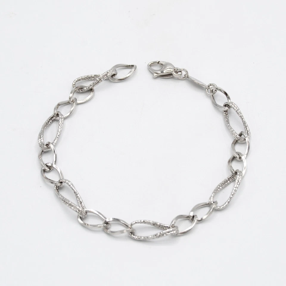 Damen Armband mit Kette aus 18 kt Weißgold A.160 - Bild 3 von 4