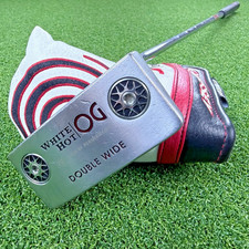 Odyssey White Hot OG Double Wide Putter 34" Steel Shaft Odyssey Grip  Headcover