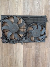 Vw Volkswagen Audi Radiator Cooling Fan Assembly 1k0-121-205-aj Genuine Oem