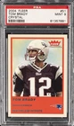 2004 FLEER TRADITION CRYSTAL #51 TOM BRADY #/150 PSA 9