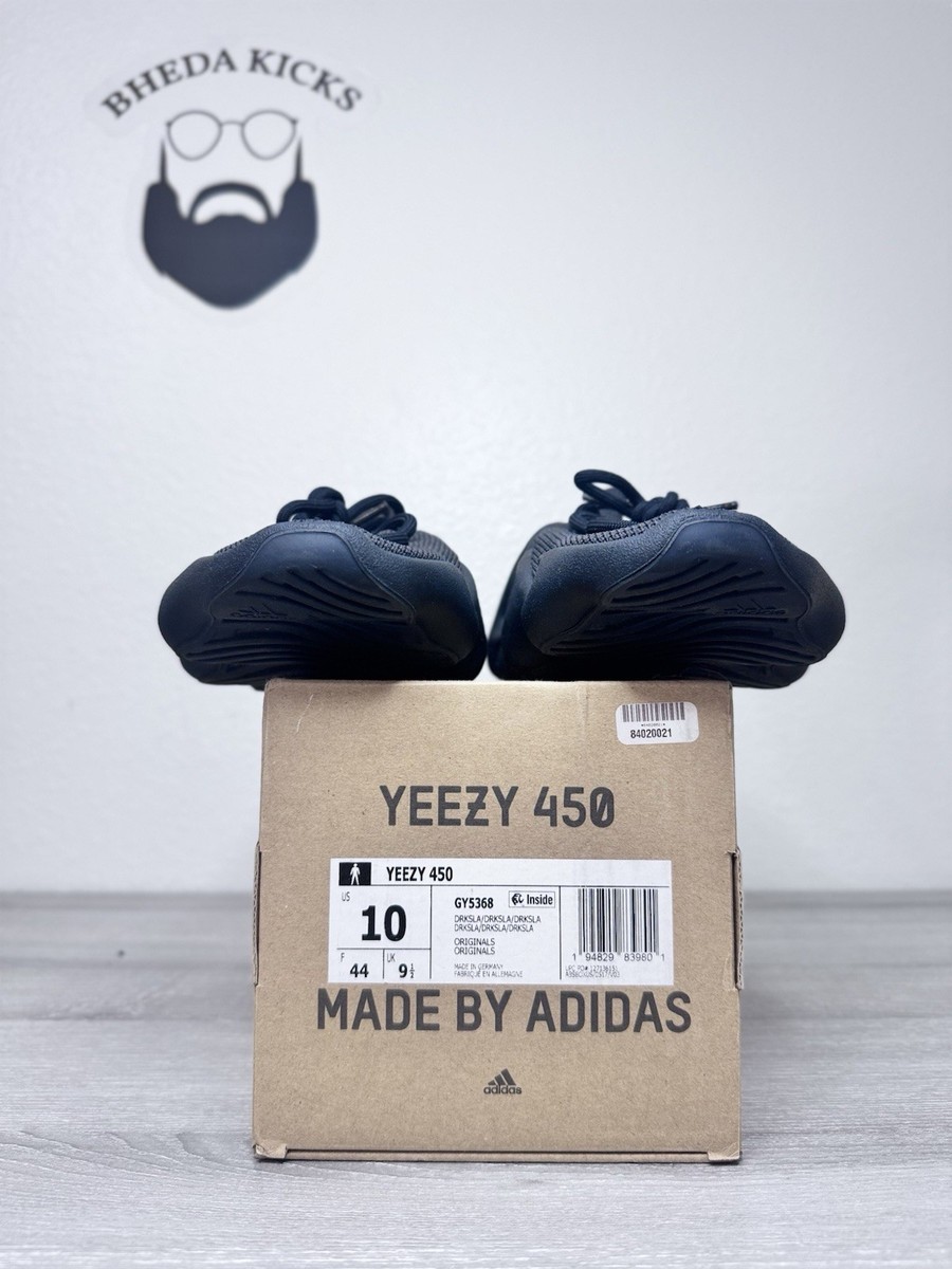 shaktyオリジナルブラック Size 10 - Adidas Yeezy 450 Dark Slate GY5368 Authentic Rare Og