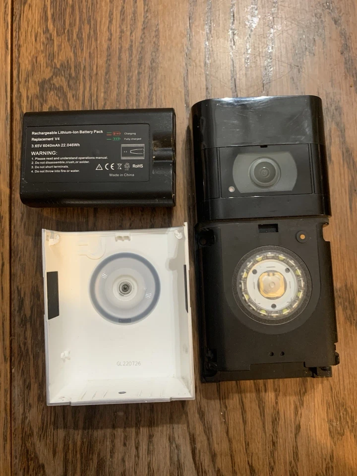 Timbre video exterior inalámbrico Ring con batería - solo piezas Foto 3 de 3