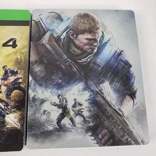 Gears of War 4 Xbox One Ultimate Edition Steelbook CIB Complete Tested - Picture 4 of 10