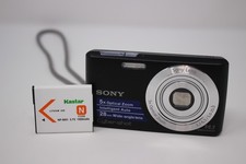 Sony Cyber-shot DSC-W620 14.1MP Digital Camera Black Point Shoot Tested w/Batt