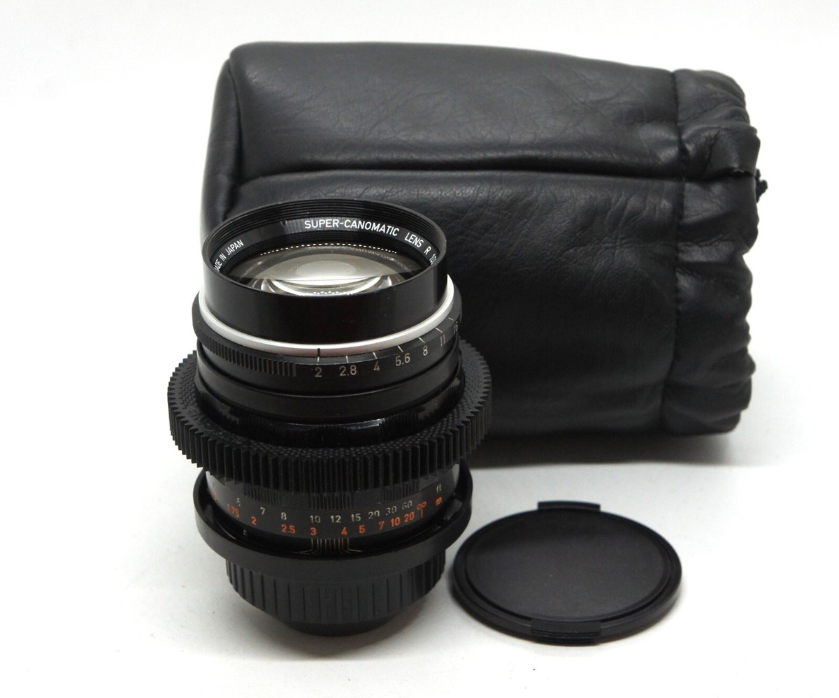 WORLD'S FIRST Canon Super-Canomatic 2/100 100 mm F2.0 LENS PL