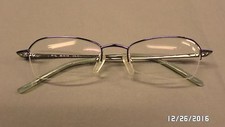 1605M Vtg Kashiyama Japan Womens Metal Eyeglass Frames BI-12 49-18 135 Col. 53