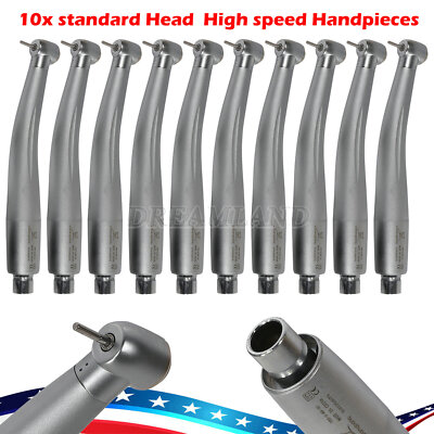 10 x NSK Style Dental High Speed Handpiece+ Quick Coupling 4 Hole Yabangbang