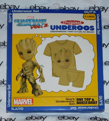Underoos Guardians Of The Galaxy Marvel Guy's Size XL New | eBay