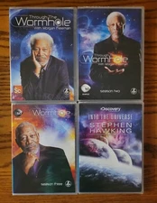 Through the Wormhole Seasons 1,2 And 3 Complete And Free Into The Universe Set.