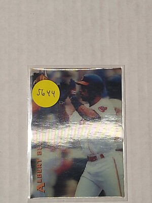 1995 Sportflix UC3 In-Depth #131 Indians Albert Belle Baseball Card